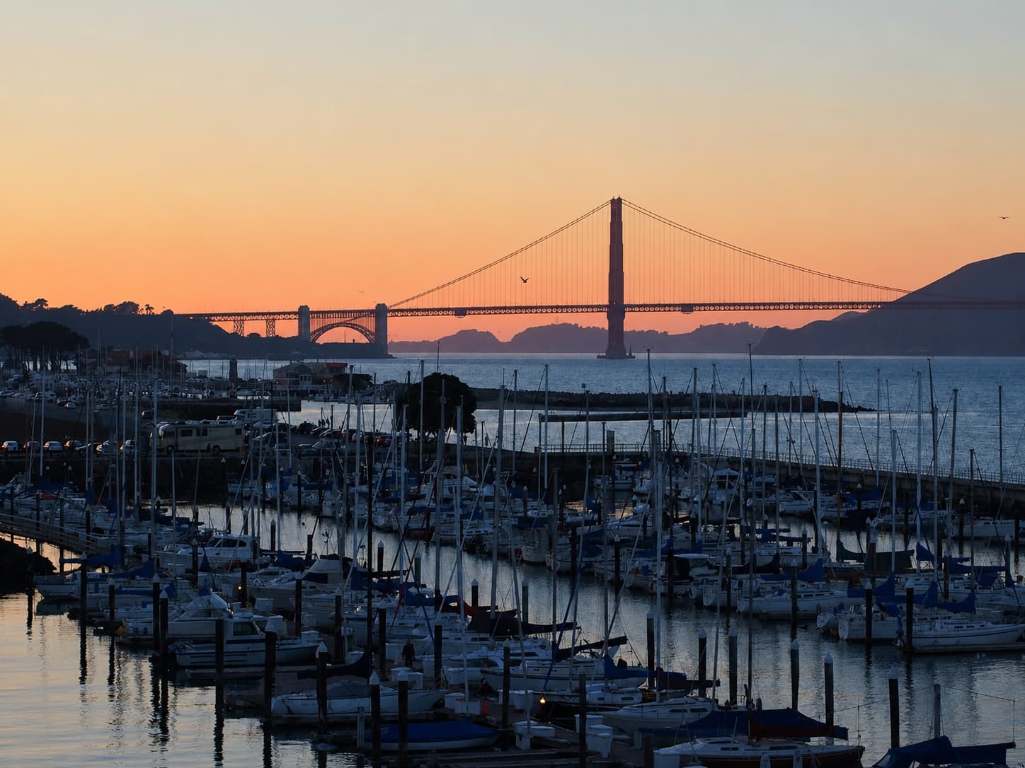 The Marina at dusk